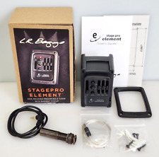 LR Baggs Stagepro Element pré-amplificador equalizador afinador cromático com captador de guitarra acústica comprar usado  Enviando para Brazil