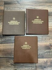 3X Used American Commemorative Collections Stamps Binders for sale  Shipping to South Africa