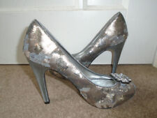 Silver sequin peep for sale  PETERBOROUGH