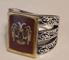 Silver masonic ring for sale  Llano