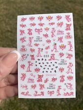 Usado, Arte unha Pantera Cor-de-rosa (adesivos) Cartoon Nail Art Adesivos Para Unhas Pantera Cor-de-rosa comprar usado  Enviando para Brazil
