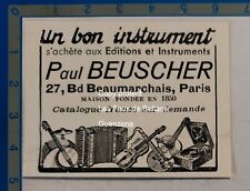 Instruments paul beuscher d'occasion  Beaumont-de-Lomagne