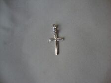 Berloque/pingente vintage pequena cruz prata esterlina estampado 925 comprar usado  Enviando para Brazil