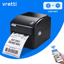 VRETTI Termiczna drukarka etykiet Drukarka termiczna WiFi + USB 203DPI dla DHL GLS na sprzedaż  Wysyłka do Poland