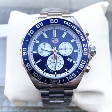 Usado, Relógio masculino TAG Heuer Formula 1 azul CAZ1018.BA0842 43mm comprar usado  Enviando para Brazil