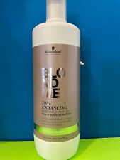 Xampu SCHWARZKOPF BlondMe Tone Enhancing Bonding Cool Blonde 33,8 oz comprar usado  Enviando para Brazil