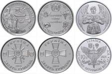 Usado, UCRANIA 3 monedas de 10  hryvnias 2021 Fuerzas Armadas de Ucrania segunda mano  Embacar hacia Argentina