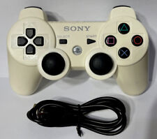 Genuíno Playstation 3 PS3 Branco Dualshock 3 Controle Sixaxis com Carregador Testado comprar usado  Enviando para Brazil