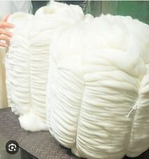 21 libras al por mayor lana blanca itinerante a granel sin teñir hilado, fieltro, hilo grueso, segunda mano  Argentina 