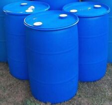 BLUE PLASTIC 210 LITRE BARREL / DRUM WATER BUTT / HORSE JUMP / HAY FEEDER, used for sale  BISHOP AUCKLAND