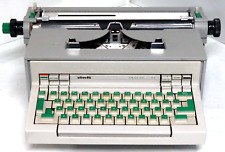 Máquina de escribir eléctrica vintage Olivetti Praxis llaves verdes P-48 SIN CABLE DE ALIMENTACIÓN segunda mano  Embacar hacia Argentina