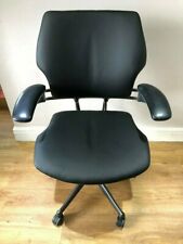 Black leather humanscale for sale  LONDON