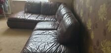 Shape leather sofa for sale  STEVENAGE