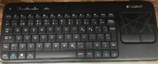 Teclado táctil inalámbrico Logitech K400R con panel táctil (SIN RECEPTOR) (CH FRANCÉS... segunda mano  Embacar hacia Argentina