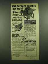 1976 Belsaw Planer Molder Saw Ad - Your Home Workshop for sale  Madison Heights