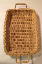tray serving wicker for sale  Springfield