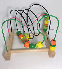 Montanha-russa de madeira labirinto de contas IKEA brinquedo bebê desenvolvimento 10”X 12”X10” comprar usado  Enviando para Brazil