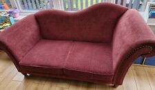 Seater burgundy curved for sale  NOTTINGHAM