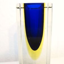 nice Murano Glasobjekt Vase Flavio Poli Seguso Sommerso Blockvase  italy top, usado comprar usado  Enviando para Brazil