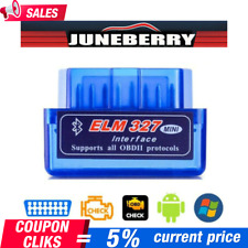Bluetooth OBD2 OBDII Car Diagnostic Scanner Auto Fault Code Reader Tool ELM327 * for sale  Shipping to South Africa