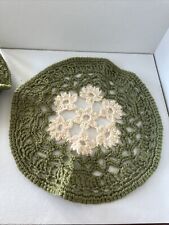 Green white crochet for sale  Venice