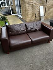 Leather next sofa for sale  BEDFORD