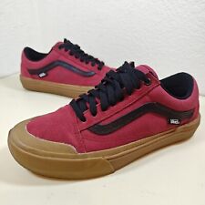 Usado, Sapatos VANS Skate Old Skool Pro Vermelho/Preto ULTRACush, Masculino Tamanho 6.5 Feminino Tamanho 8” comprar usado  Enviando para Brazil