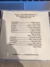 CD de gravação de ópera ao vivo -1277 Gotterdammerung 1963 Birgit Nilsson Hopf Verna, usado comprar usado  Enviando para Brazil