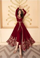 Bridal Heavy Indian Pakistani eid Party Wear Designer Floral Dress Anarkali Gown for sale  Shipping to South Africa