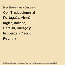 Ecos nacionales cantares gebraucht kaufen  Trebbin