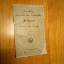 Polizei wien 1889 gebraucht kaufen  Berlin