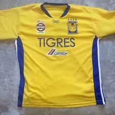 Tigres UANL  Cemex Mens Jersey Yellow Blue Color Block V Neck L? See Measurement for sale  Shipping to South Africa