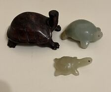 Carved tortoises collectable for sale  ROMFORD