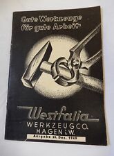 Westfalia werkzeug katalog gebraucht kaufen  Rastatt