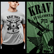 Usado, Camiseta Krav Maga Forças Especiais Artes Marciais Militares Combate Defesa Rifles Camiseta comprar usado  Enviando para Brazil