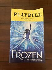 Frozen touring playbill for sale  Allen