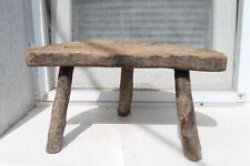 Cadeira antiga de madeira primitiva feita de carvalho, usado comprar usado  Enviando para Brazil