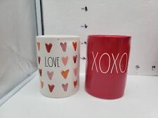 Usado, 2 velas Rae Dunn champán espumoso XOXO & LOVE corazones rosa bergamota segunda mano  Embacar hacia Argentina