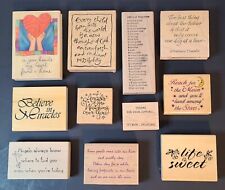 Assorted rubber stamps for sale  Frederica