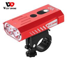 Used, WEST BIKING 800 Lumens Waterproof Bike Front Light USB Rechargeable LED Light for sale  Shipping to South Africa