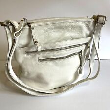 Bolsa de ombro Stone Mountain CROSSBODY COURO branca ORGANIZADOR alça ajustável comprar usado  Enviando para Brazil