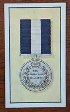 1938 medallas e insignias de confitería de Allen's tarjeta medalla de galantería notable. segunda mano  Embacar hacia Argentina