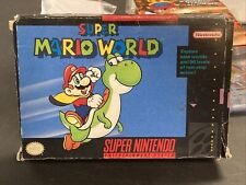 Usado, Caja Super Mario World Super Nintendo SNES con manual original - sin juego segunda mano  Embacar hacia Argentina