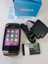 Teléfono celular Nokia C2-02 cromado negro (desbloqueado) extensión simple teléfono móvil básico segunda mano  Embacar hacia Argentina