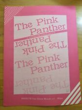 Spartito The Pink Panther da LA PANTERA ROSA musica di H.MANCINI CDG 1986 segunda mano  Embacar hacia Argentina