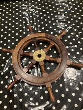 wooden boat steering wheel for sale  CHICHESTER