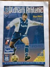 Oldham athletic wigan for sale  DISS