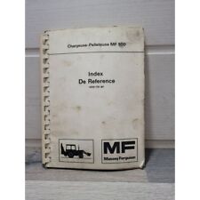 Massey Ferguson Chargeuse Pelleteuse MF50D - Manuel Catalogue pieces detachees d'occasion  Castelnau-d'Auzan