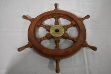 wooden boat steering wheel for sale  HULL