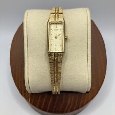 Vintage Citizen Relógio Feminino 14mm 5421-S18523 Fino Retangular Tom Dourado - Funciona, usado comprar usado  Enviando para Brazil